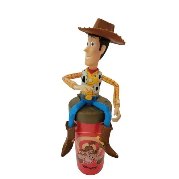 Disney Parks Exclusive Woody Souvenir Sippy Cup Toy Story 2 Bullseye Pixar - Picture 2 of 12